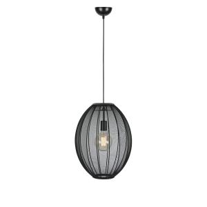 Suspension 1xE27 noir