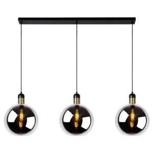 Suspension 3 lumières l105cm gris