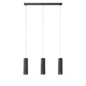 Suspension 3xGU10 gris foncé