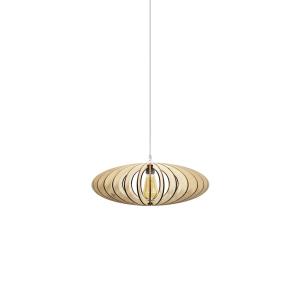 Suspension 50 cm effet bois brut