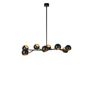 Suspension 8xE14 noir
