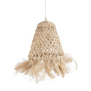 Suspension Abaca Herbe Marron 43x43x60cm