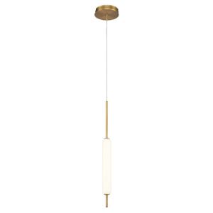 Suspension	Acier, Verre Blanc Or Brossé