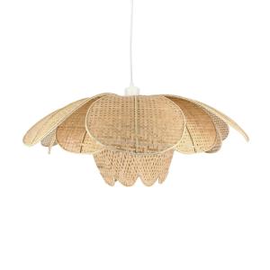 Suspension aérienne en forme de fleur en bambou d67cm