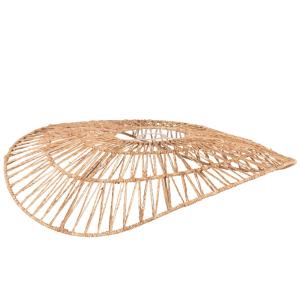 Suspension aérienne non électrifiée ajourée en jute tressée…