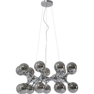 Suspension Atomic Balls 18 argentée Kare Design