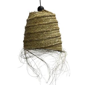 Suspension avec abat-jour en sparte 100% écologique ø25cm