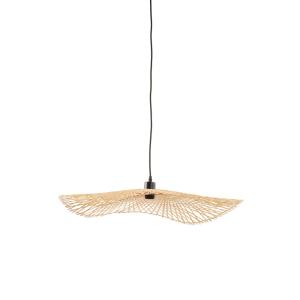 Suspension bambou naturel 65x65x10cm