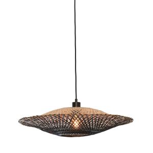 Suspension bambou noir Ø60cm