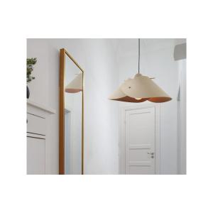 Suspension bois en feuilles de bouleau L.55cm