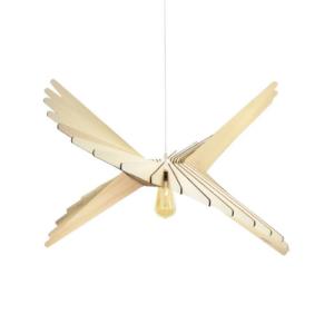 Suspension bois fsc diamètre 65cm bois