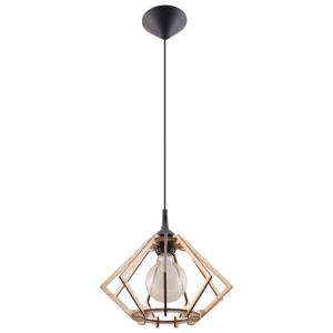 Suspension conique en bois, L: 27,5cm