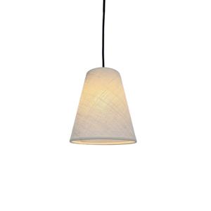 Suspension conique jute blanc non électrifiée D.18cm