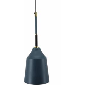 Suspension Cuivre Bleu 15x15x45 cm