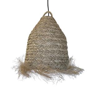 Suspension d'extérieur avec câble fibre naturelle Beige 5m