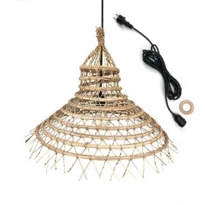 Suspension d'extérieur avec cable Fibre naturelle Beige D60…