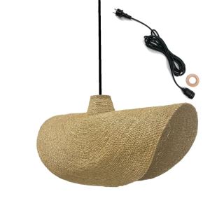Suspension d'extérieur avec cable Jute Beige H30cm