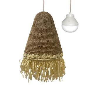 Suspension d'extérieur nomade Herbe marine Beige D40 cm