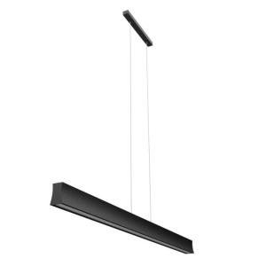 Suspension de cuisine led métal noir