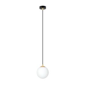 Suspension de style minimaliste à hauteur réglable noire