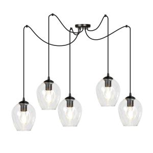 Suspension de style moderne avec 5 câbles mobiles transpare…