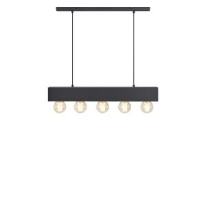 Suspension design 5xE27 noir