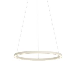 Suspension design beige LED dimmable 60 cm