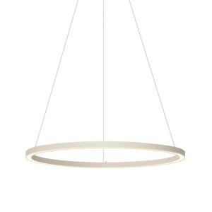 Suspension design beige LED dimmable 80 cm