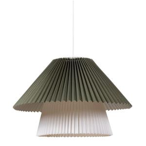 Suspension double tissu Aurélia vert blanc D52