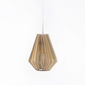 Suspension effet bois bois brut