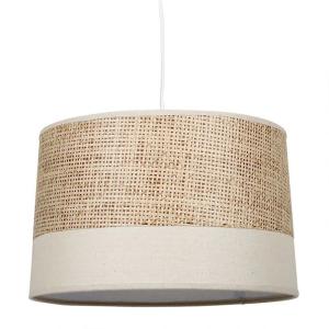 Suspension effet naturel beige