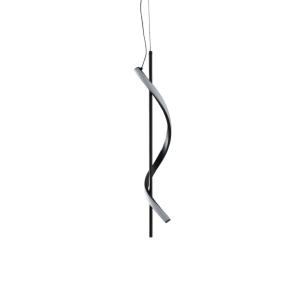 Suspension en acier, aluminium et silicone Noir 61 cm