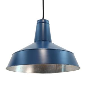 Suspension en acier galvanisé bleu D.38cm