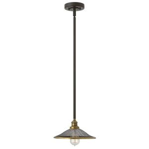 Suspension en acier treillis et acier doux finition bronze…