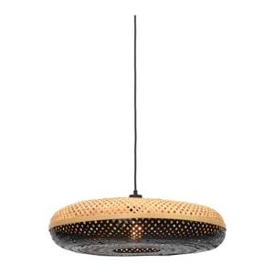 Suspension en bambou noir H17cm