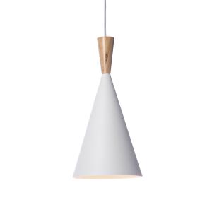 suspension en bois / liège blanc, d. 19 cm