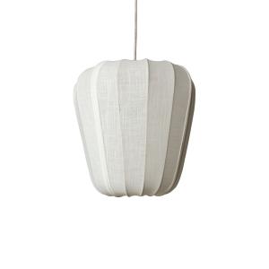 Suspension en coton ivoire et métal h35cm