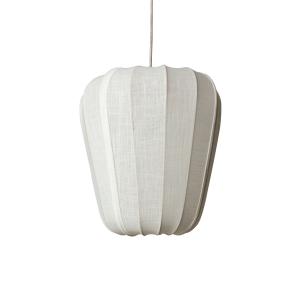 Suspension en coton ivoire et métal h39cm