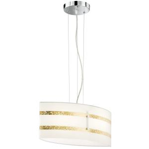 Suspension en glass argente