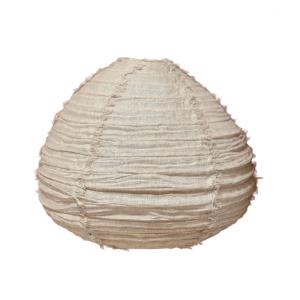 Suspension en lin beige 50x50cm