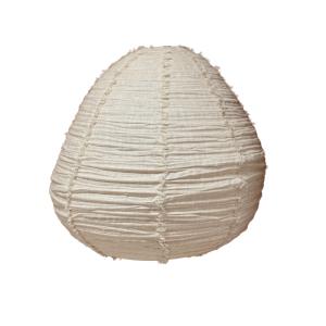 Suspension en lin beige 70x63cm