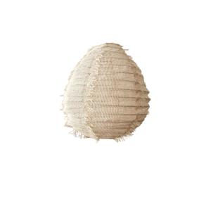 Suspension en lin écru 40x40cm