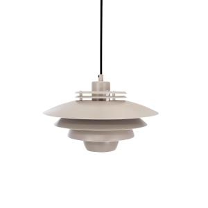 Suspension en métal beige mat mini