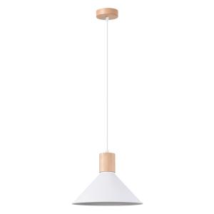 Suspension en métal, blanc H: 120cm