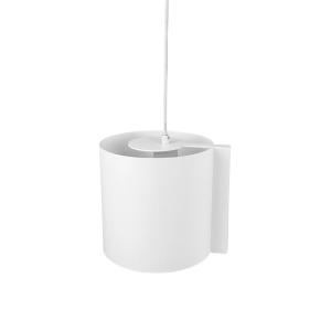 Suspension en métal blanc mat D19