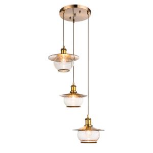 Suspension en métal bronze