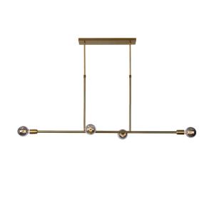 Suspension en métal bronze doré hauteur 87 cm