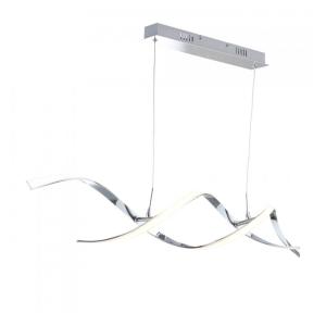 Suspension en métal et aluminium Argenté / Chromé 111 cm