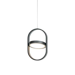 Suspension en métal et aluminium Noir 21 cm