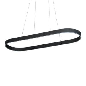 Suspension en métal et aluminium Noir 90 cm